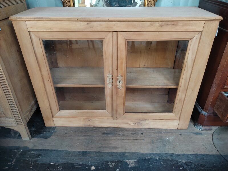 Buffet glazed solid wood Aérogommé antique