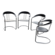 Quatre chaises avec accoudoirs style Arrben