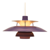 Le véritable produit danois - suspension PH5 - couleur violette originale - Louis Poulsen