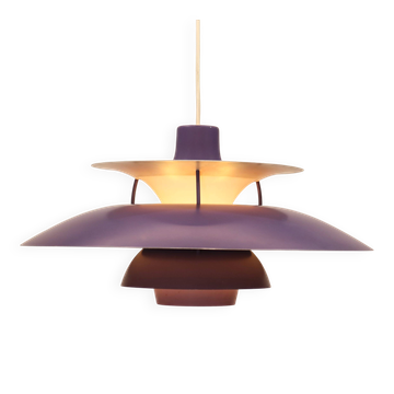 The real Danish stuff - PH5 pendant - original purple color - Louis Poulsen