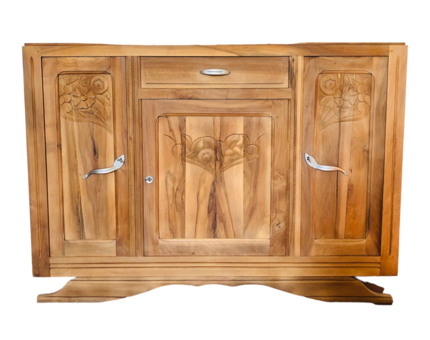 Art deco walnut sideboard