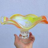 Blown glass fruit bowl