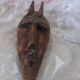 African mask, from Congo ancient African tribal art, mask h 36 l 17 cm.
