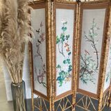 Old Japanese style bamboo screen