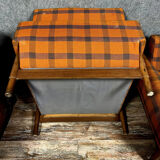 Pair of vintage Scandinavian armchairs from the 50s-60s in teak