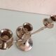 70-year-old chrome/vintage metal straight-line chandelier
