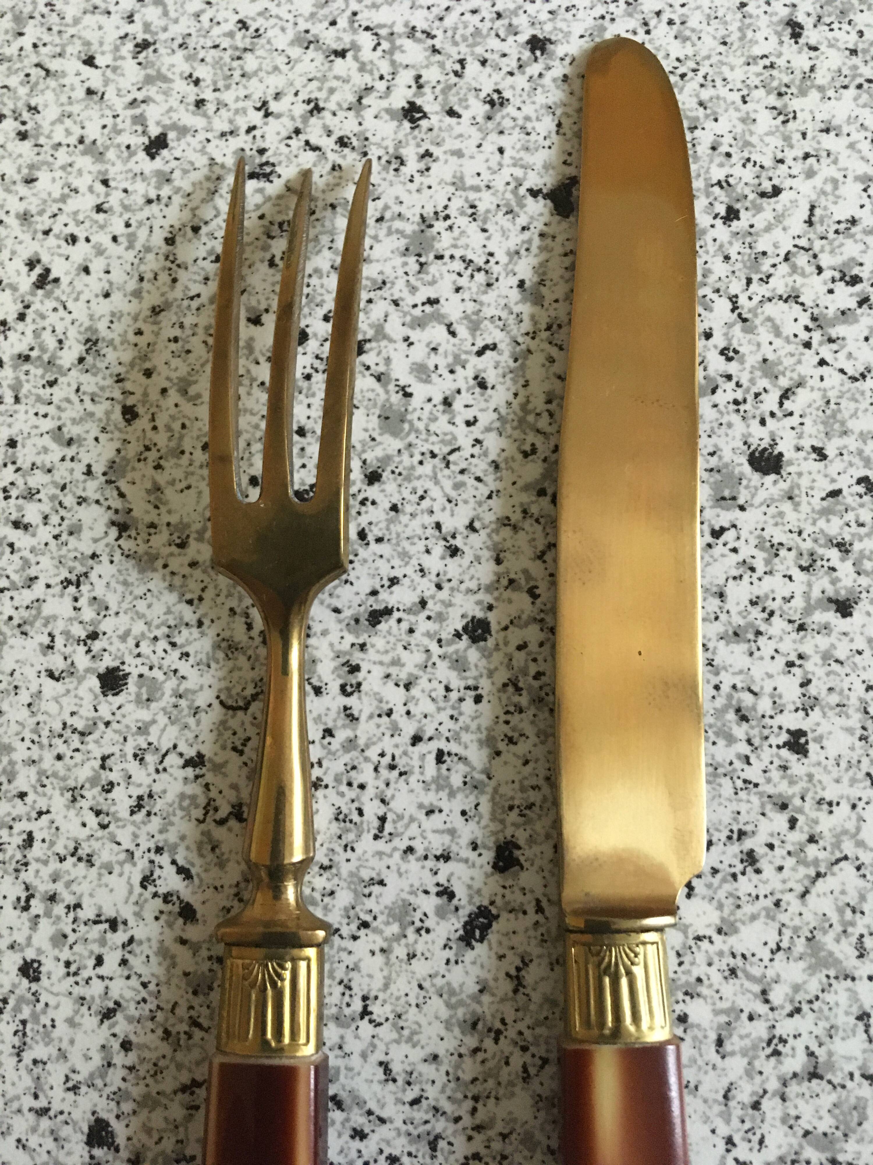 Art Deco fruit cutlery
