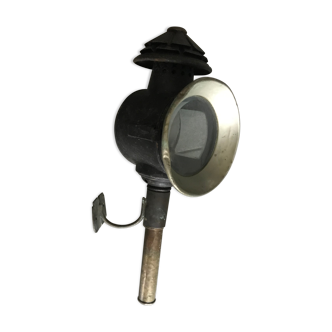 Copper and metal lantern sconce