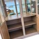 Vintage display cabinet in white rosewood from the 1990s.