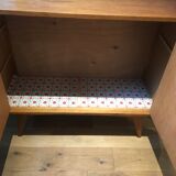 Buffet in light oak of the years 60/70