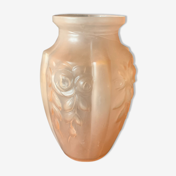 Vase Art Déco rose