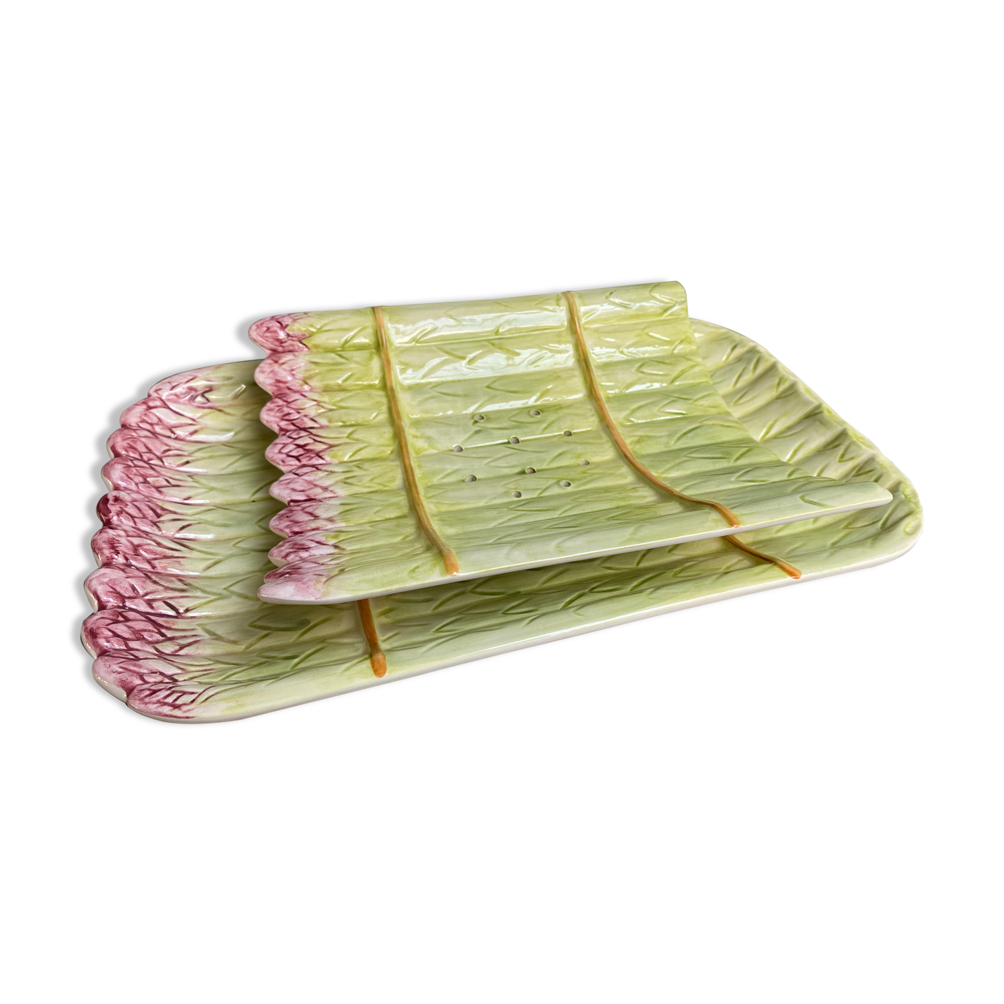 Dish for asparagus in slurry