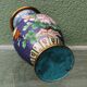 Vase in cloisonné enamel, China, peonies, birds