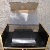 Hi Fi glass and plexiglass cabinet 1970