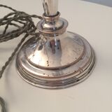 Old lamp silver metal