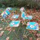 Vintage folding chairs