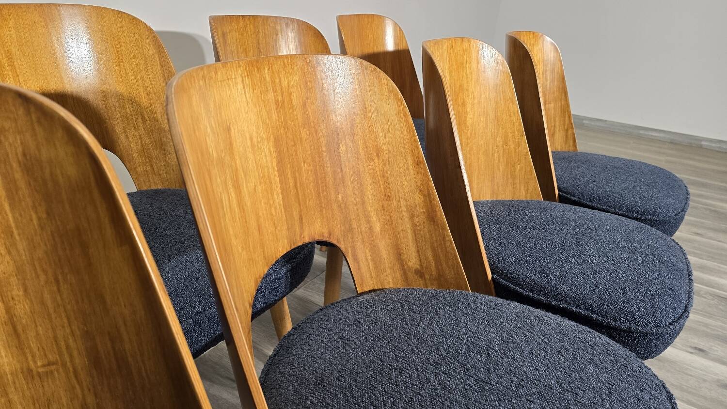 Dining Chairs by Oswald Haerdtl, 1950s, Set of 8