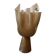 Contemporary Milky-Beige Murano Style Glass Table Lamp