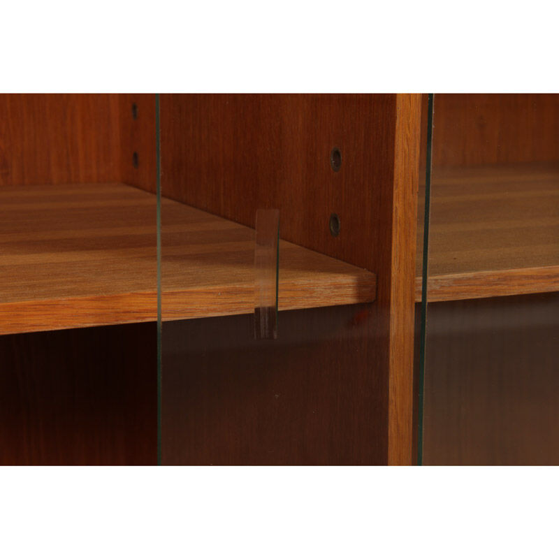 Dark oak chest of drawers designed by Jiri Jiroutek, model U-452, 1960