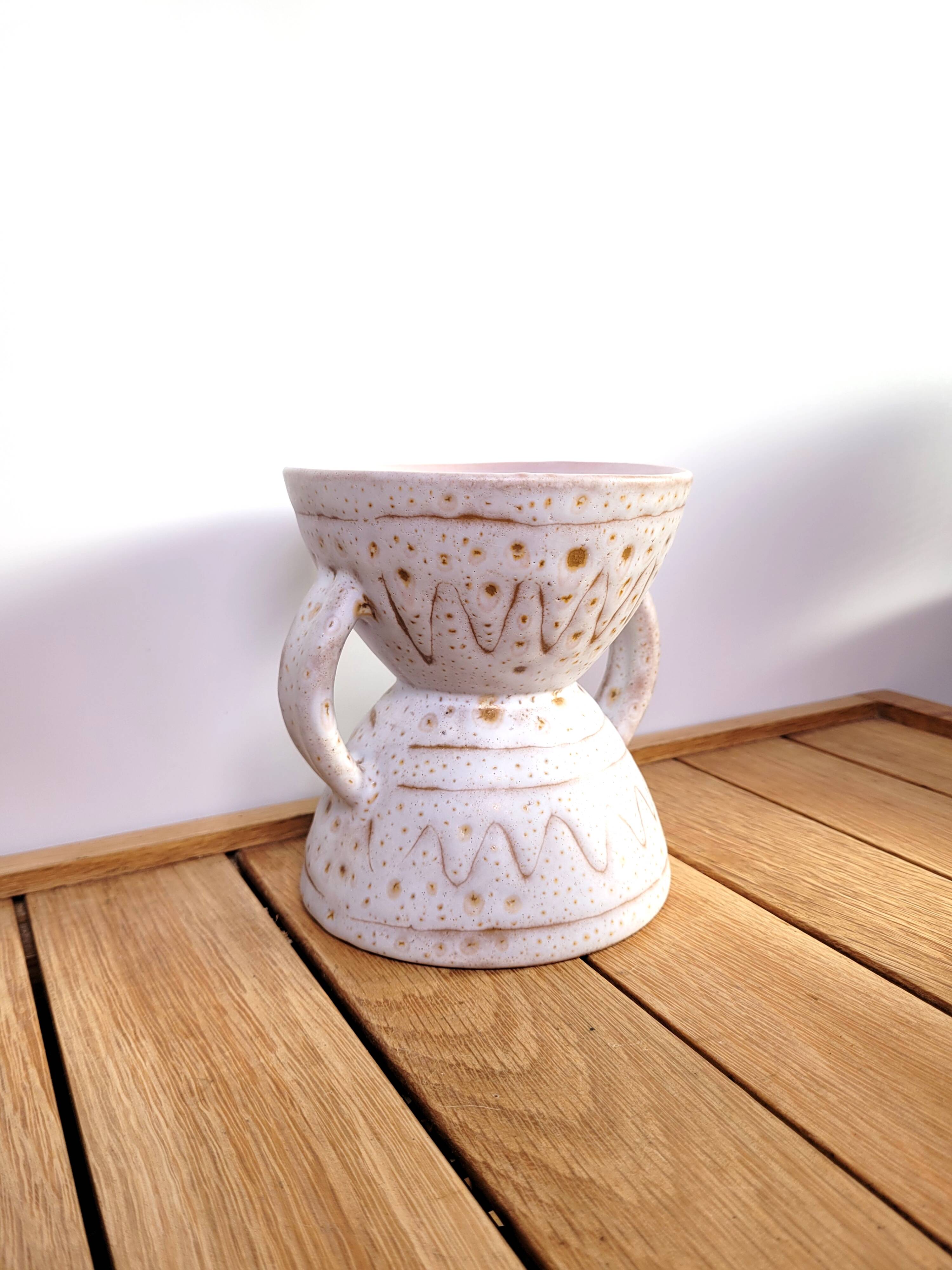 Vase diabolo Jean Austruy