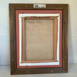 Marine painting by Pierre Van Grevelinge, oil on canvas, signed.