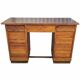 Oak roll-front desk, Czechoslovakia, 1930s