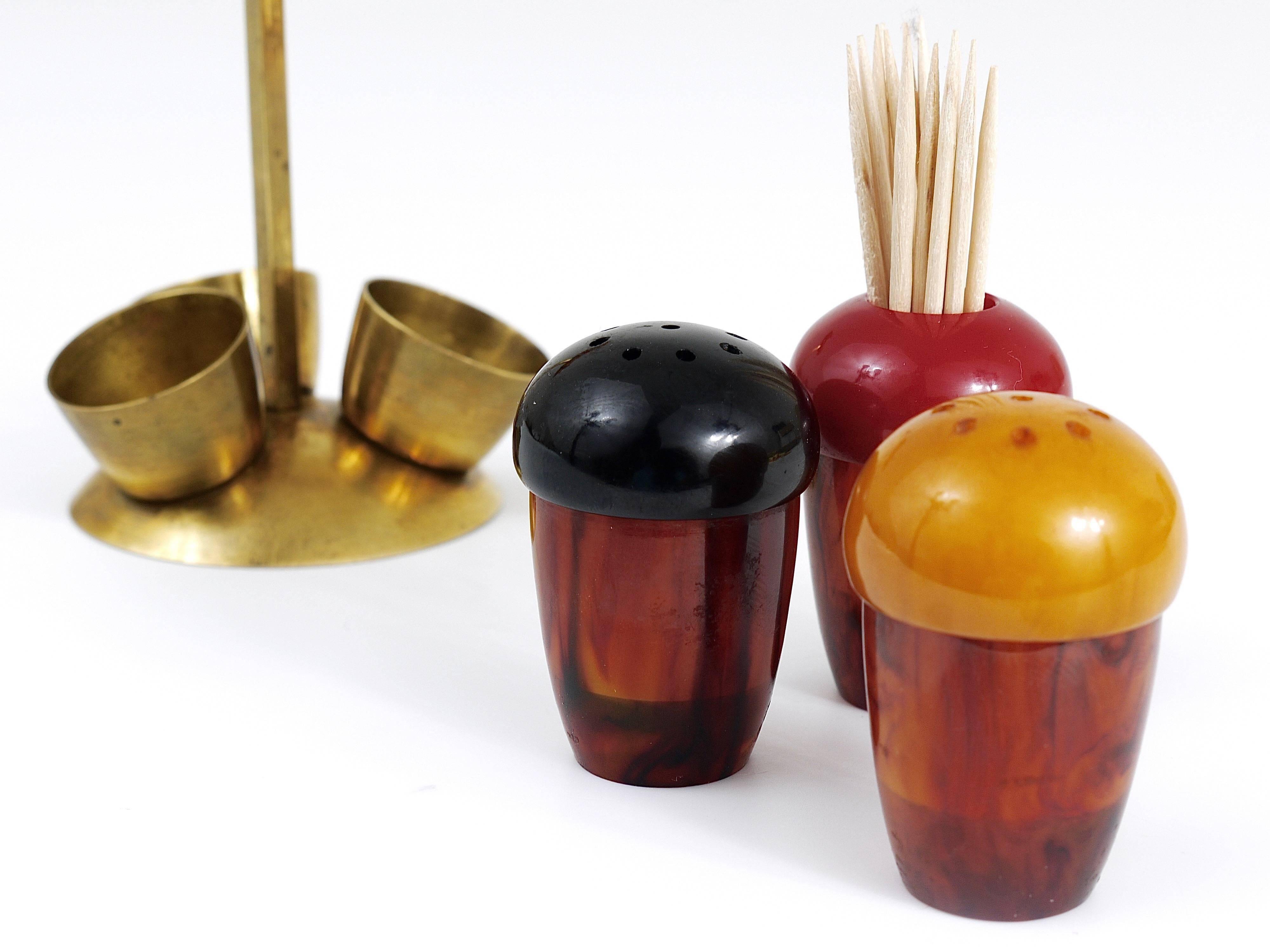 Condiment set salt and pepper, Richard Rohac, Austria, 1950s