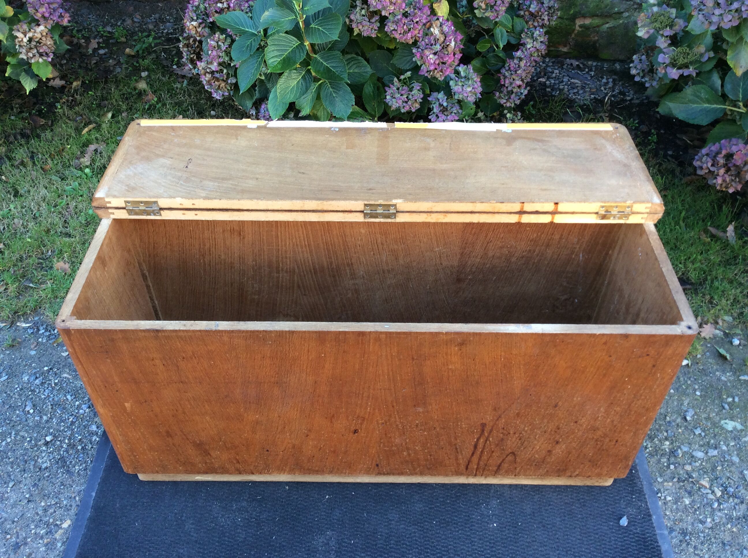 Vintage oak chest 50s