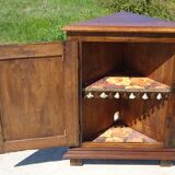 Louis XIII style corner cupboard