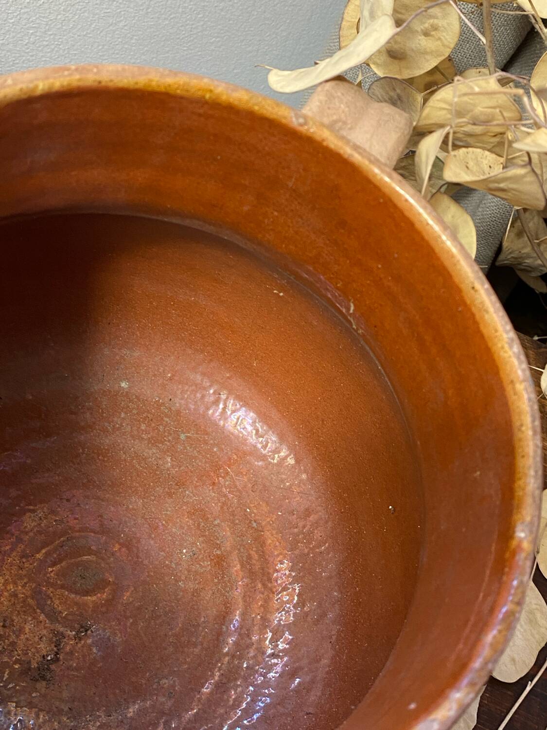 Pot en terre cuite, chaudron  Vallauris