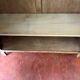 Small raw wood display cabinet