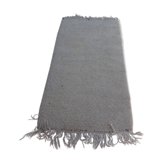 Moroccan berber carpet off-white.