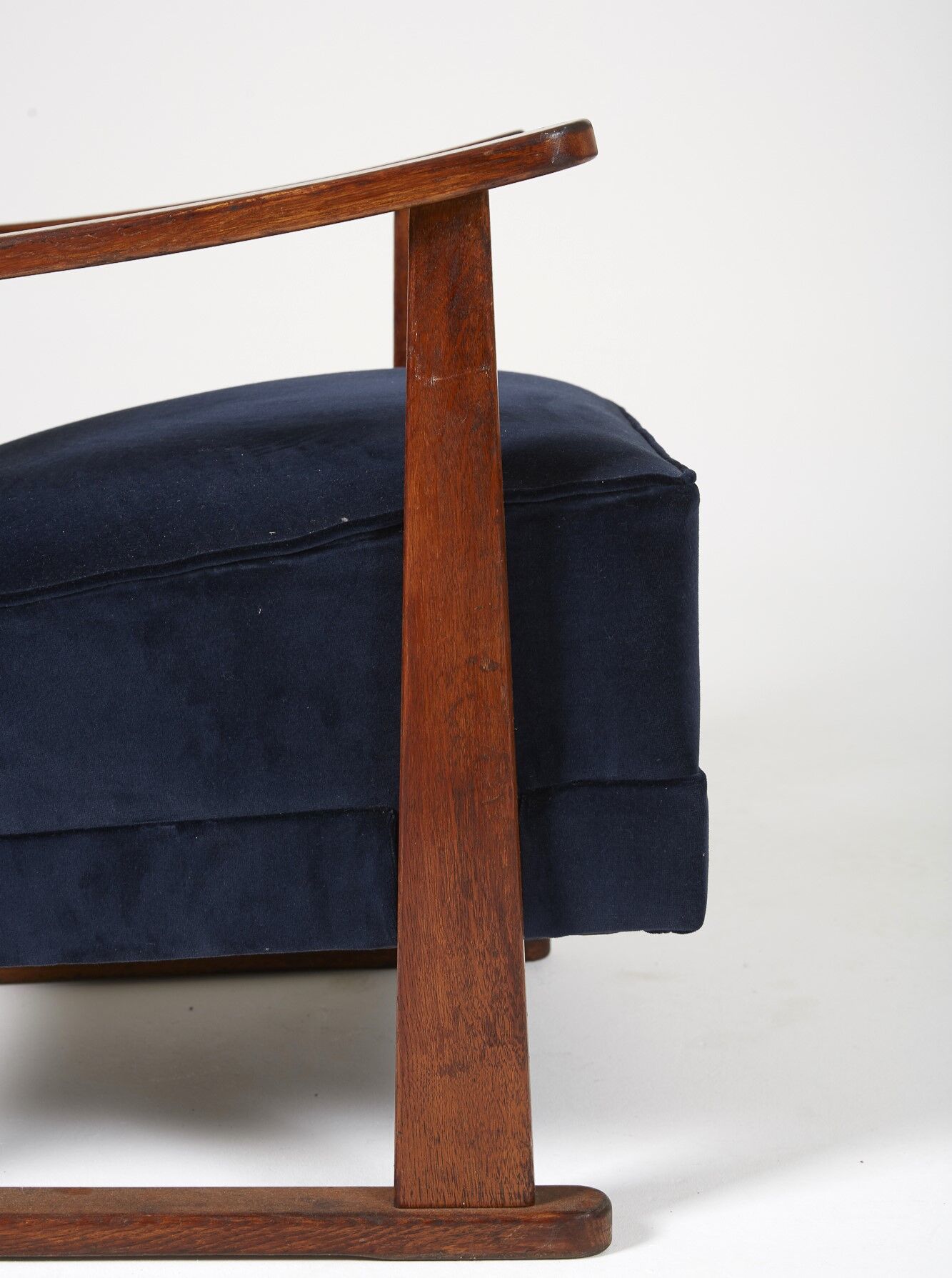 Pair of armchairs luge 1940s