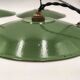 Enameled sheet metal pendant lights