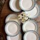Set of 10 vintage ironstone plates by Henry of Sarreguemines.