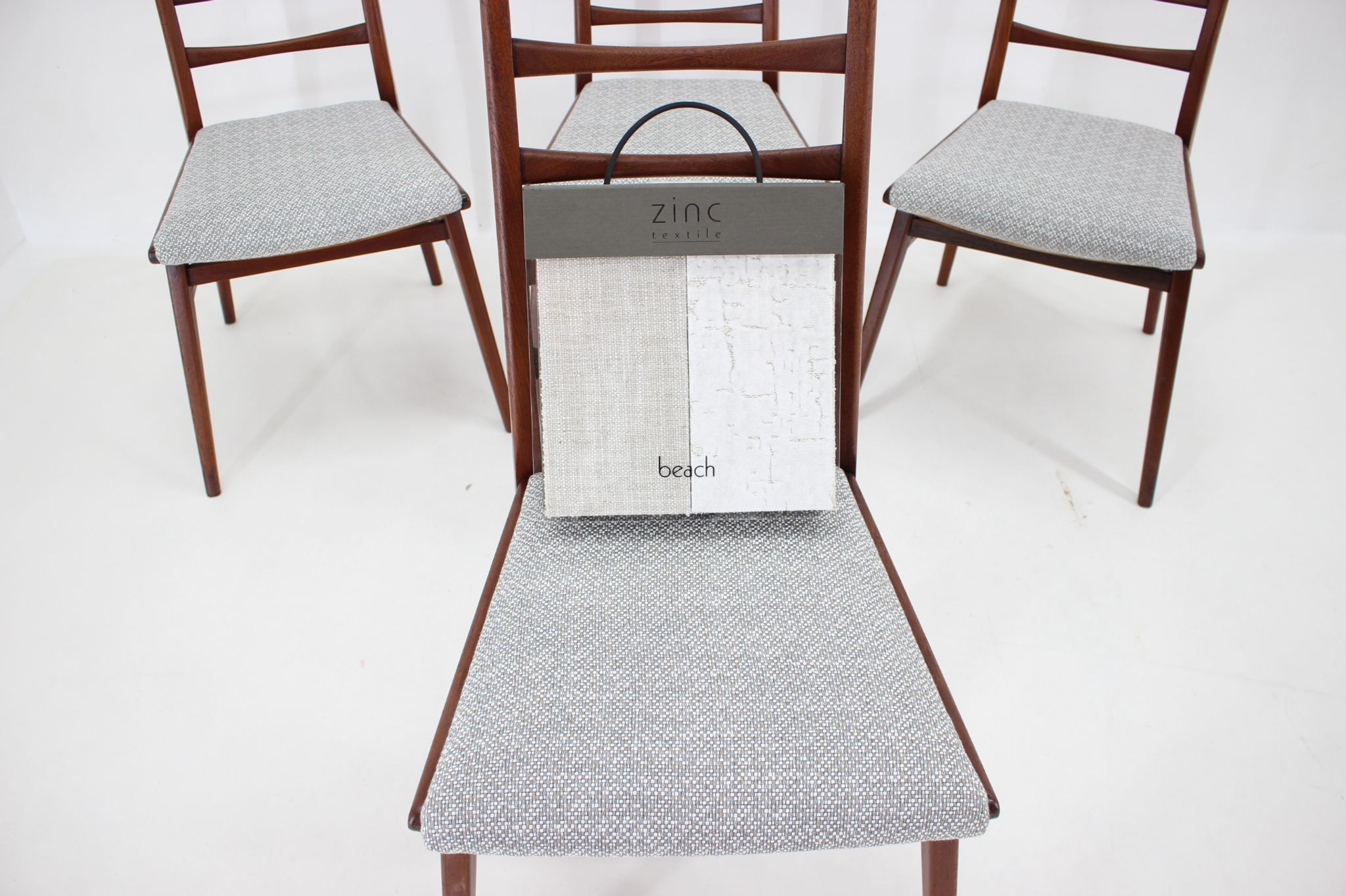 1960s Set of Four Dining Chairs in Teak, Germany