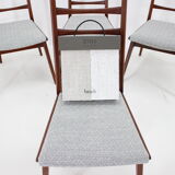 1960s Set of Four Dining Chairs in Teak, Germany