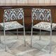 Pair of chrome chairs from the 70