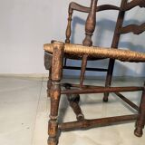 Fauteuil Provençal paillé - XVII eme siècle