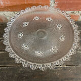 MASSERINI BAROCCO Fruit Bowl Molded Glass Vintage Beaded Row #D