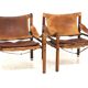 Set of 2 armchairs "Sirocco" Arne Norell, Sweden, 1960