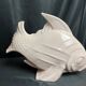 Art Deco, crackled ceramic fish Le Jan circa 1940