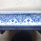 Plat centre de table Rouen Gien 1876