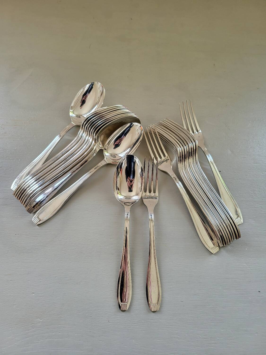 Silver Metal Dessert Entremet Cutlery