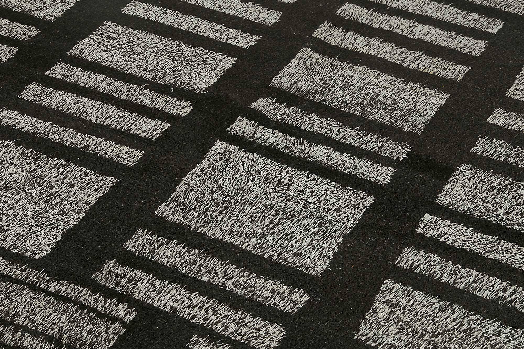 Handwoven Turkish Recycled Boho Rug 236 cm x 303 cm