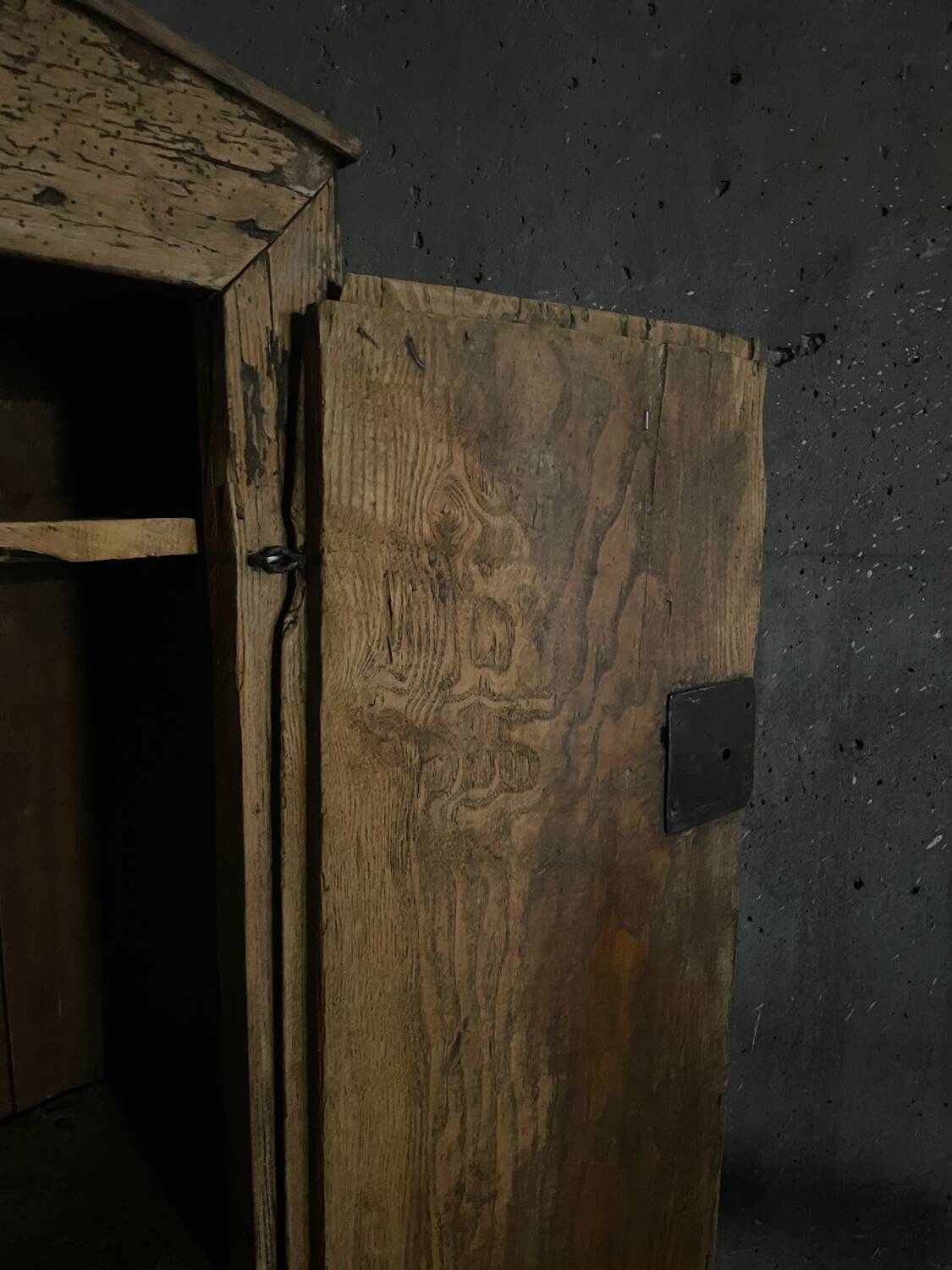 18th century rustic cabinet, Spanish folk art