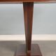 Large vintage wooden and brass table, design, Italy, 1940s-1950s