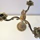 Chandelier 3 branches en bronze