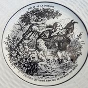 Plate fables La Fontaine