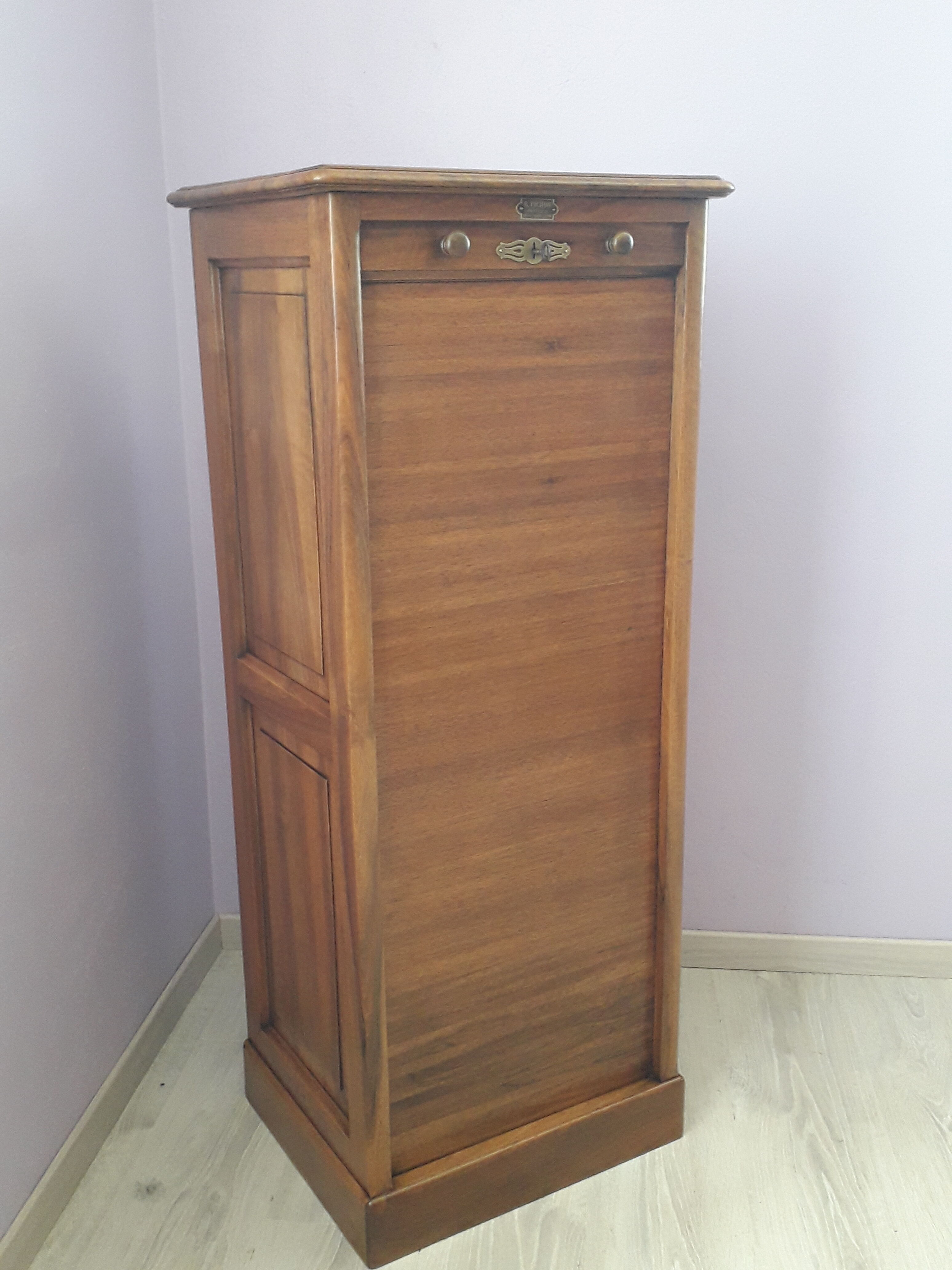 Walnut curtain binder early twentieth century